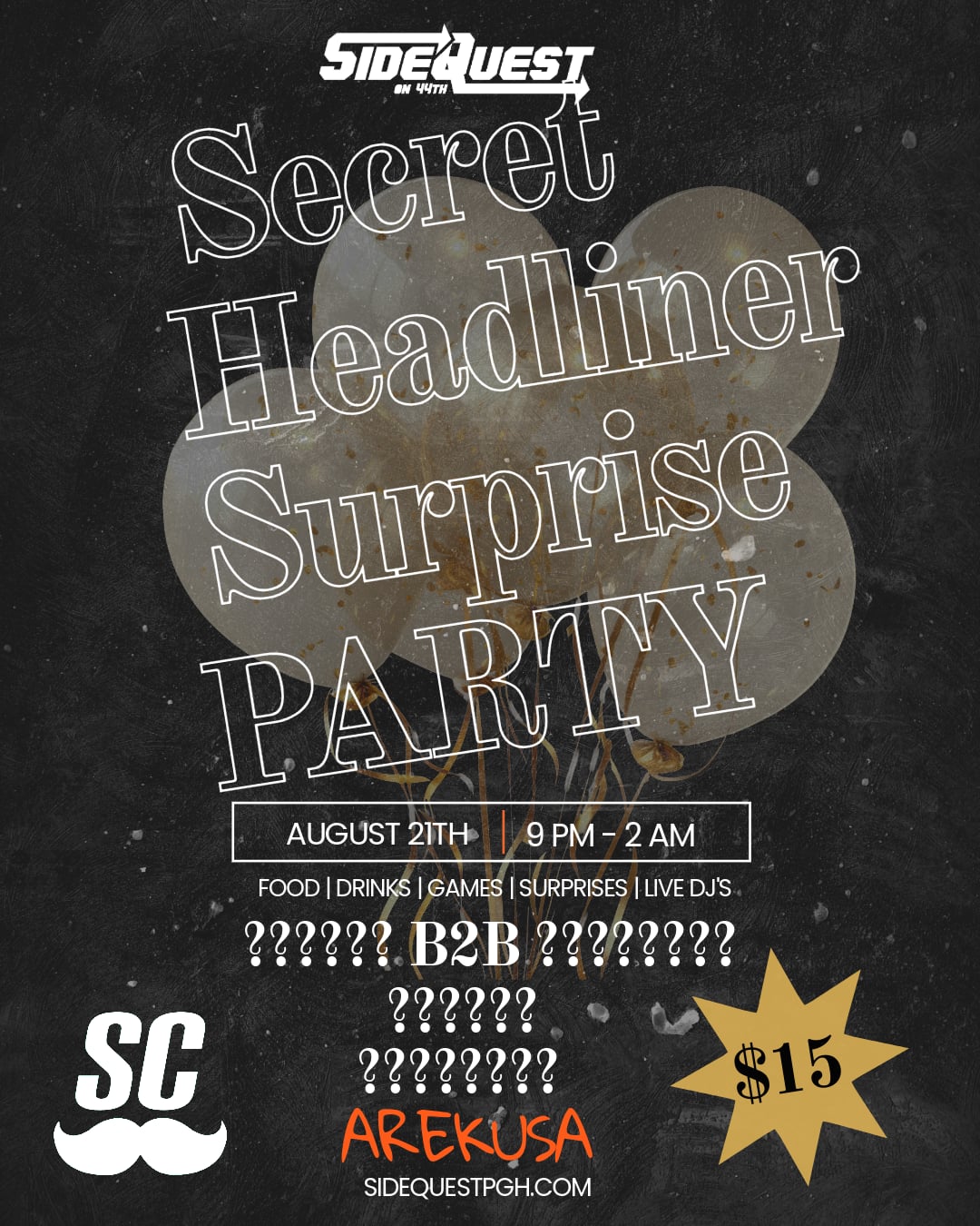 August surprise party cover image